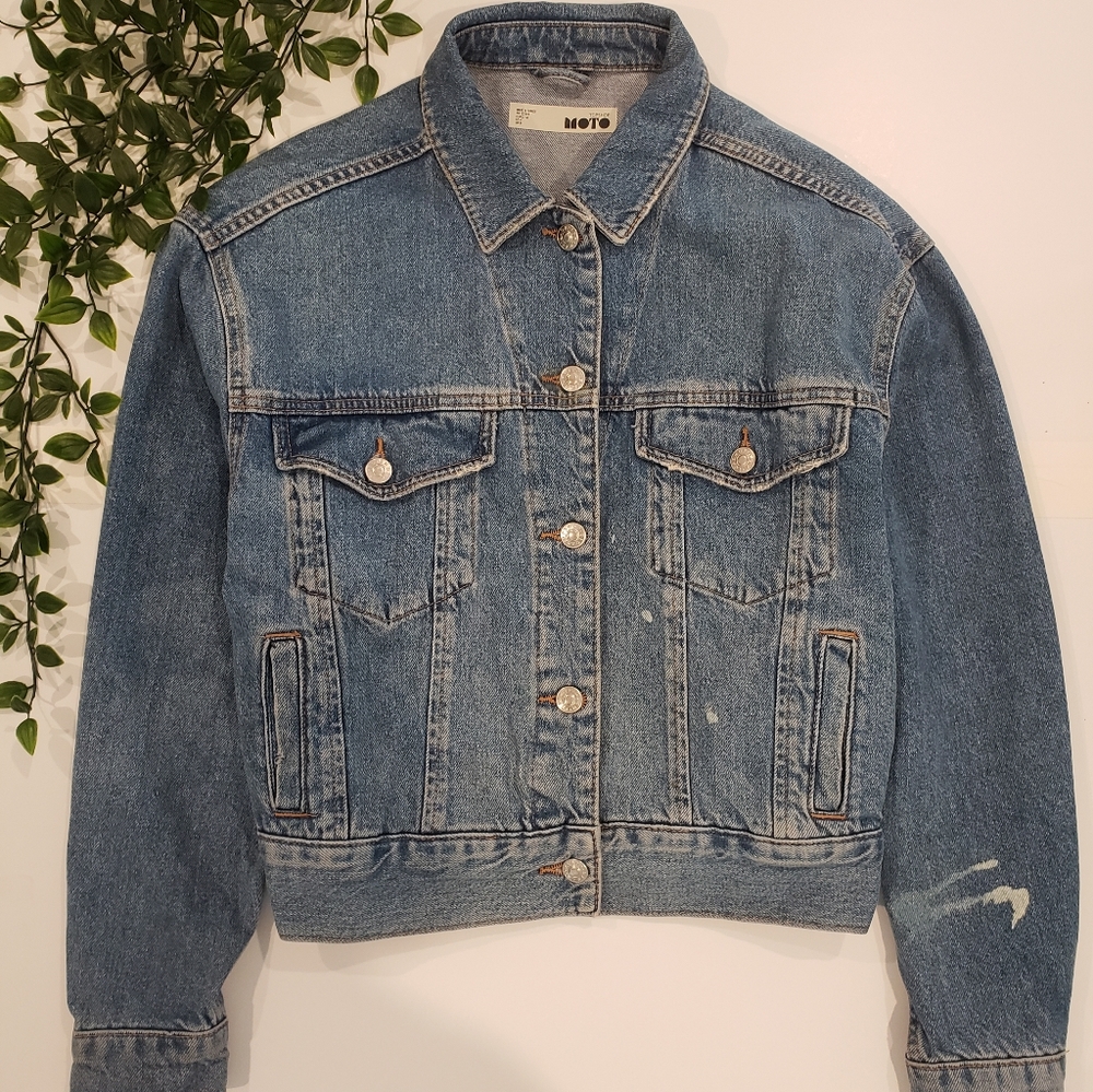TopShop Motorola Denim Jacket